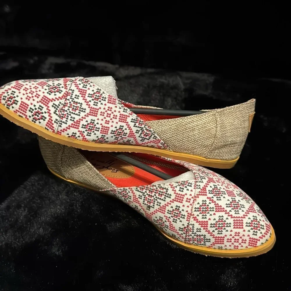Piranda Handmade Espadrille Flat Shoes NIB